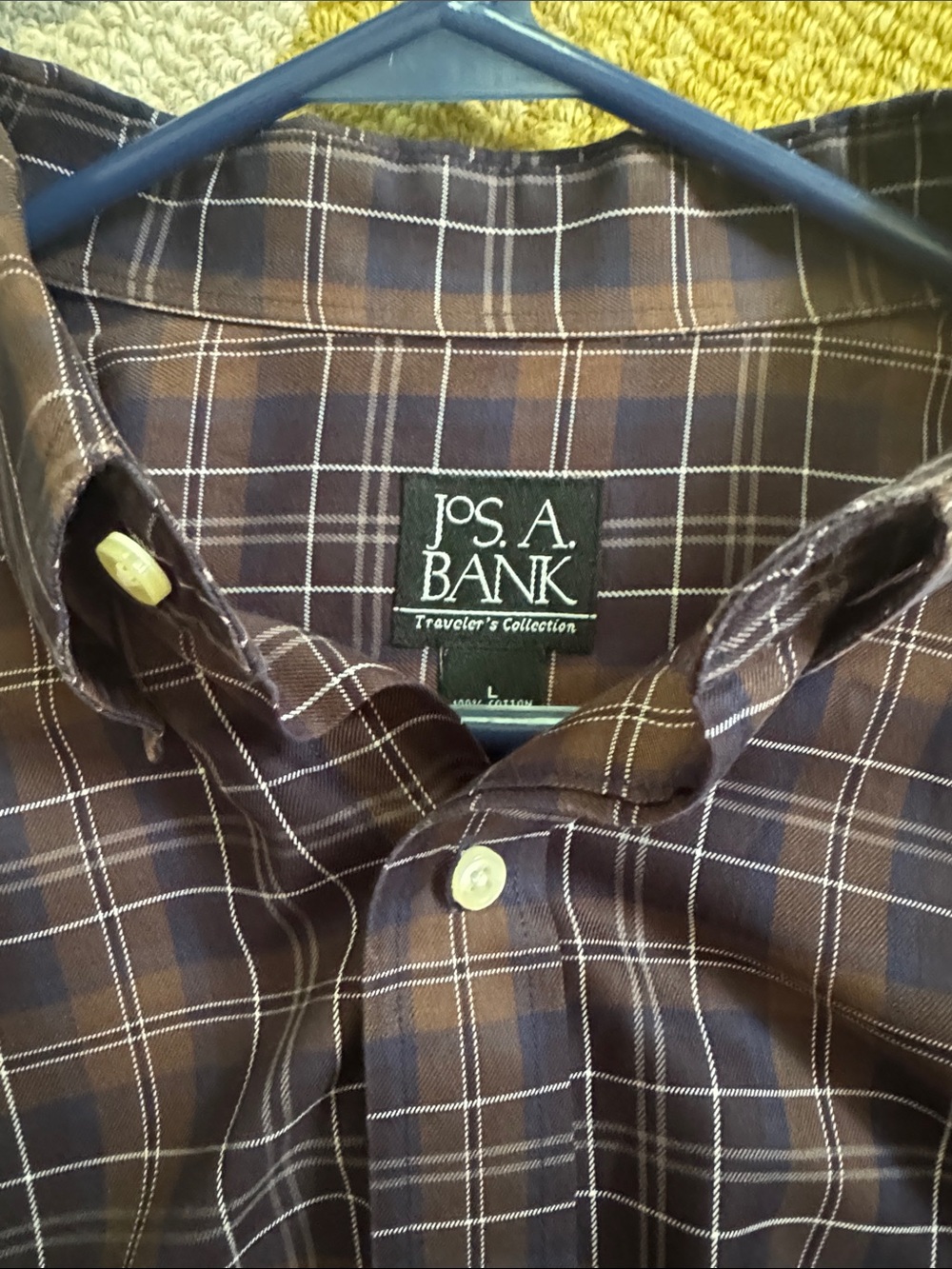 Jos.A.Bank button up shirt, large